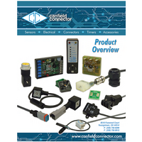 CANFIELD MASTER CATALOG SENSOR, ELECTRICAL, CONNECTORS, TIMERS, AND ACCESSORIES PRODUCTS OVERVIEW
